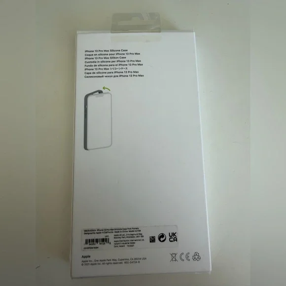 📱NWT Apple Silicone Case for iPhone 13 Pro Max in color Pink Pomelo | MagSafe - Picture 2 of 3